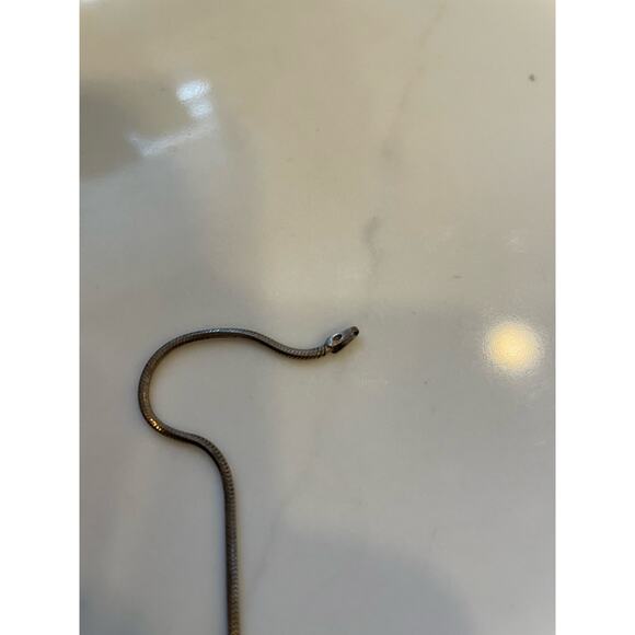 STERLING SILVER Simple Bracelet Made in Italy - Picture 2 of 3